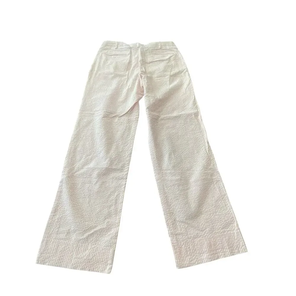 Country Club Prep Pink Seersucker Pants Men 34x32 Derby Wedding Preppy Golf prep